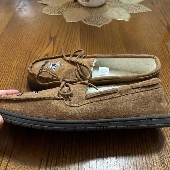 Mens Dallas Cowboys Slippers Sz S - 6/7 - Foco - Picture 4 of 7